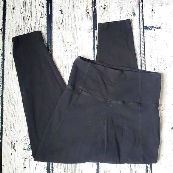 PINK Victoria's Secret Pants - 2018 Victoria's Secret PINK Classic Casual Black Full Length Leggings Sz Medium